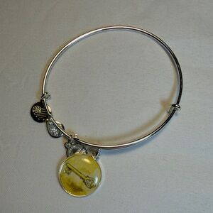 Alex and Ani Silver Bracelet with Key Charm 🗝️